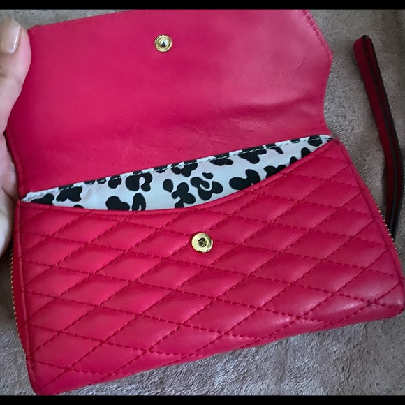 Rebecca Minkoff  Ava Zip Wallet Electric Pink - Picture 3 of 4